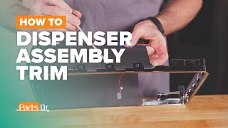 How to Replace Dispenser Trim (Chrome) Part # W10402180 on Your Whirlpool Refrigerator