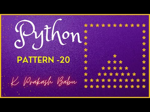 Python Pattern Program 20