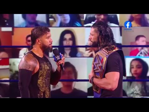 Roman Reigns confrontado por Jey Uso - WWE Smackdown 02/10/2020 (En Español)