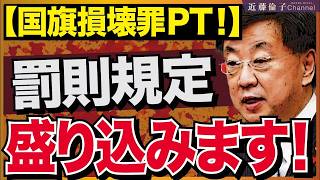 自民党「国旗の損壊等に関する制度検討PT」、罰則規定を盛り込む方向で検討中。岩屋毅さん、西田昌司さん、そろそろ納得しませんか？　近藤倫子チャンネル