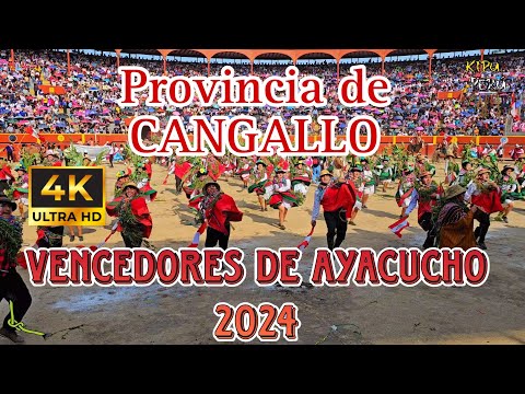 CANGALLO // Carnaval Vencedores de Ayacucho 2024 FEDIPA - Plaza de Acho