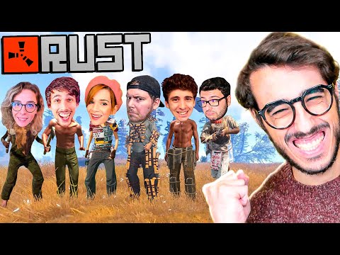LA GUERRA DI YOUTUBE ITALIA HA INIZIO! - RUST ITA Ep.1