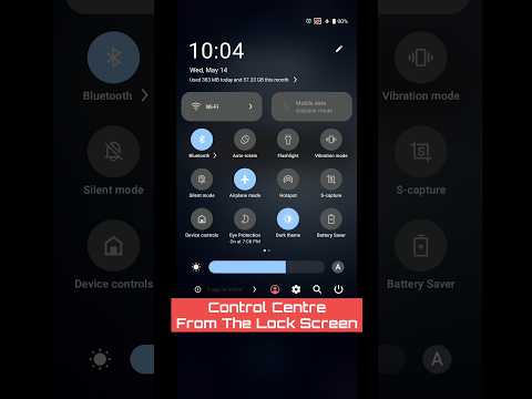 Lock screen control center settings  | Vivo v23 Control Center Settings | #vivo_v23 #tech #vivo