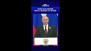 Ukraine War “Heading To An End”, Says Putin Amid Peace Push