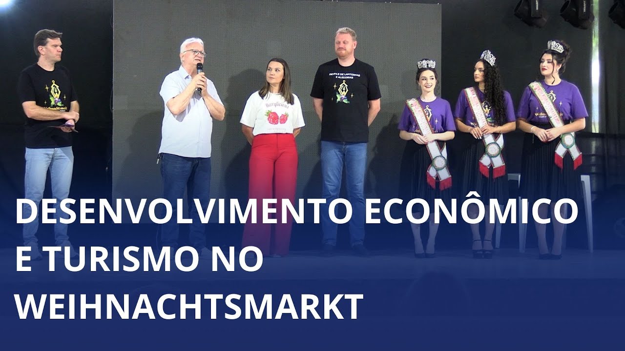 XXII Weihnachtsmarkt impulsiona negócios e turismo em Ibirama