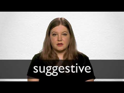 Suggestive Definition And Meaning Collins English Dictionary
