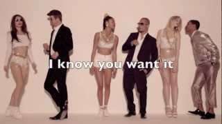 Robin Thicke - Blurred Lines (ft. T.I. &amp; Pharrell) HD with Lyrics on screen