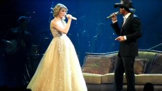 Taylor Swift and Tim McGraw sing &quot;Just to See You Smile&quot;
