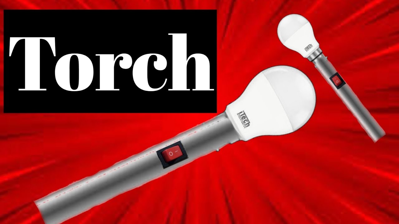 How to make LED Bulb Torch | Amazing LED Bulb Torch | Torch Light | technical ka