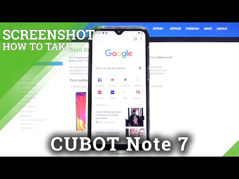 How to Take Screenshot on CUBOT Note 7 – Save Screen