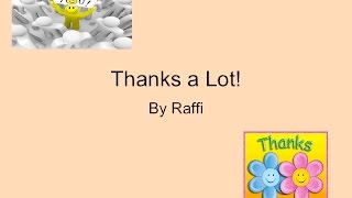 Thanks a Lot w/Lyrics