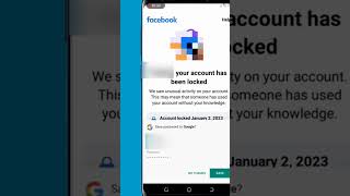 How to Recover Locked Facebook Account || Unlock Facebook Account #shorts