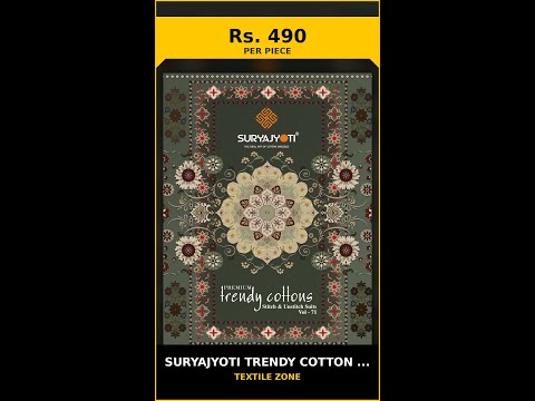 Suryajyoti Trendy Cotton Vol 71 – product video thumbnail