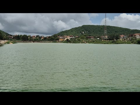 Açude de Teixeira PB transborda com bastante água em 27-02-26 