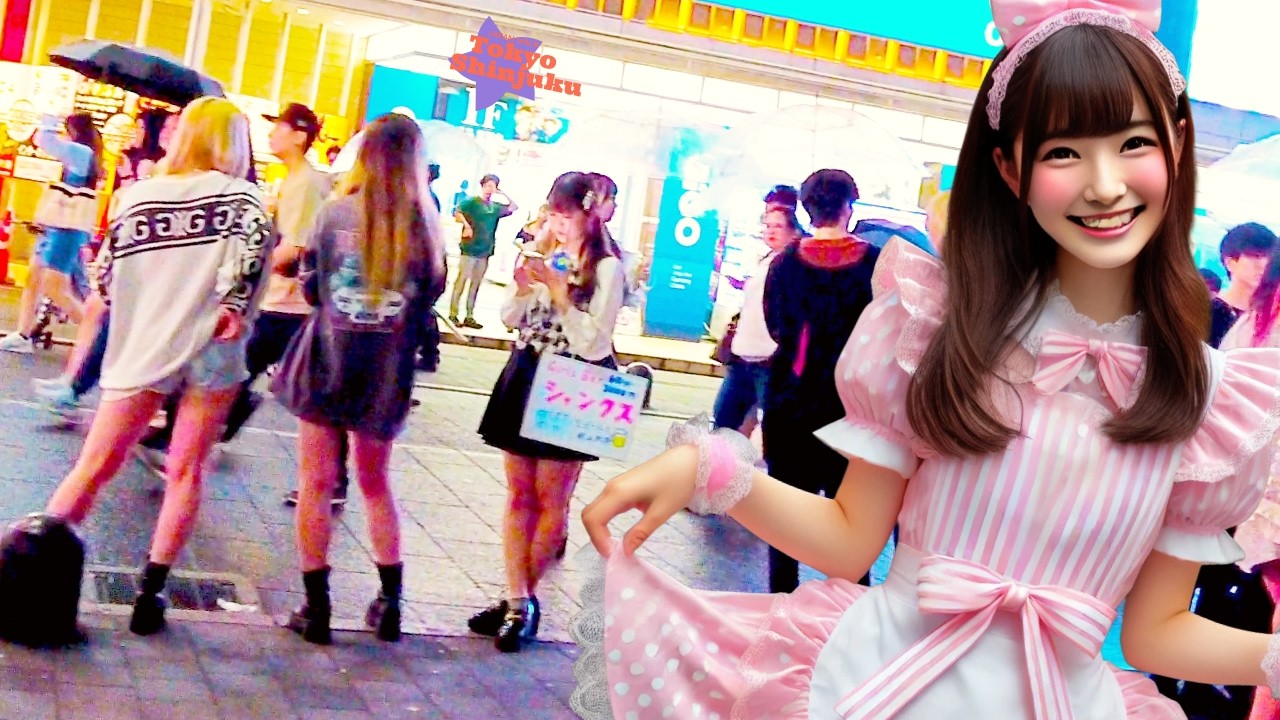 Tokyo Shinjuku 👍 Kabuki Night 💖 4K Nonstop 1 Hour