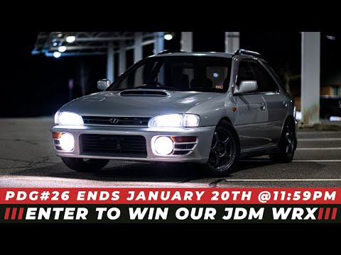 PRIME DRIVEN JDM Car Giveaway #26 - RHD Subaru WRX Wagon