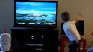 Dancing to ESPN World Cup Theme