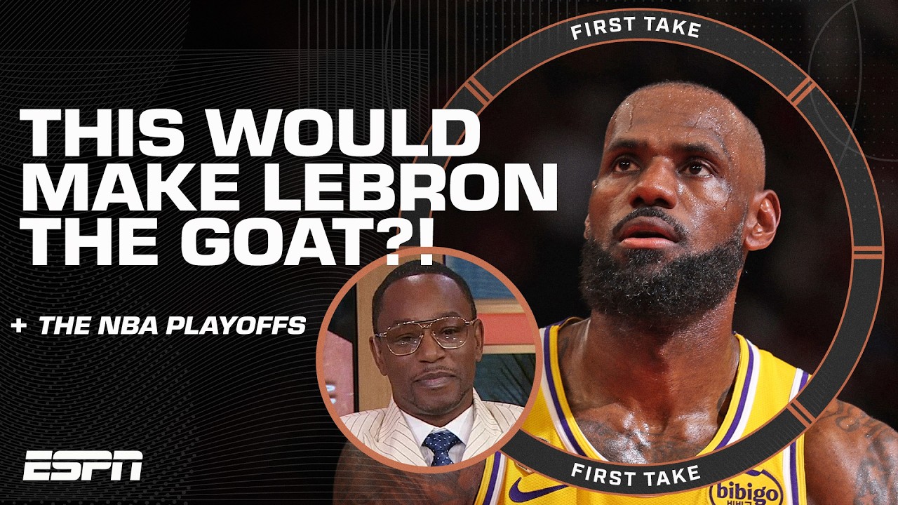 Cam’ron BELIEVES LeBron will be ‘tied up with Jordan’ IF what happens? The GOAT DEBATE | First Take