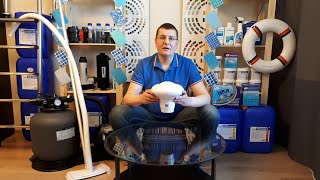 Дозатор поплавок и таблетки для бассейна