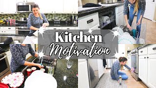 DIRTY KITCHEN CLEANING MOTIVATION // CLEANING MOM