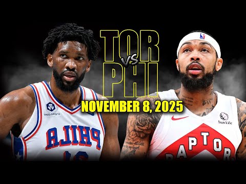 Philadelphia 76ers vs Toronto Raptors Full Game Highlights - November 8, 2025 | NBA Season