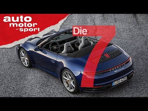 Porsche 911 Cabrio (2019): 7 Fakten, die jeder "Oben-Ohne"-Fan wissensollte | auto motor & sport