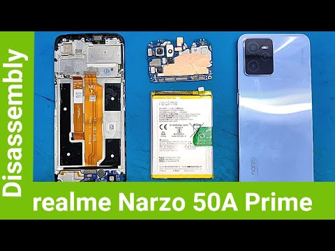Realme Narzo 50A Prime disassembly// Realme Narzo 50A Prime teardown// Realme cheapest model open.