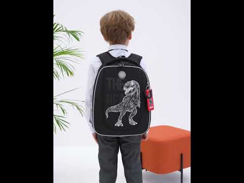 Миниатюра изображения товара Школьный рюкзак Grizzly RAf-493-2 (серый)