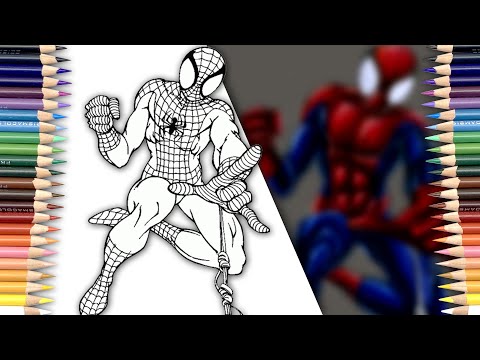 Classic Spiderman Coloring Page | Spider-Man Coloring Page | Rise - Rescue Me - Reign [NCS]