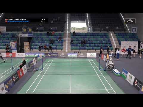 Polish U17 International | court 2 | SF | Suwałki 2023 | badminton