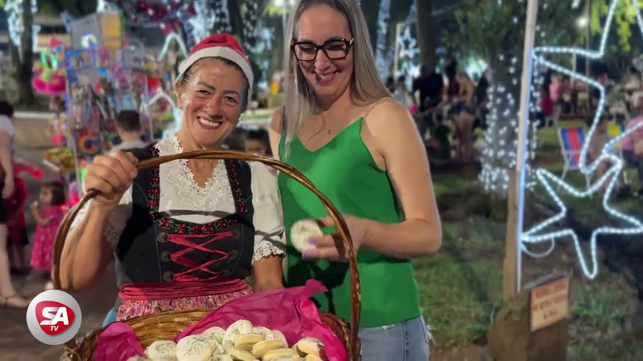 Iluminada e cheia de magia: A cidade de Itapiranga está preparada para a época mais marcante do ano