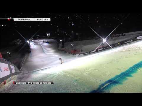 Maxence Parrot - Backside 1440 Triple Cork - O'Neill Evolution 2013 - Superfinal