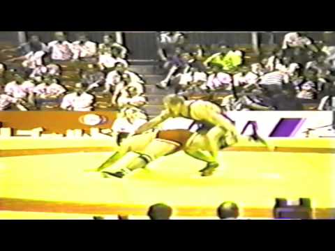 1990 Senior World Championships: 130 kg Andrew Borodow (CAN) vs. Andreas Schroeder (GDR)