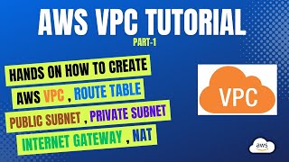 Download the video "AWS VPC Tutorial Step by Step Guide to Create VPC, Public and Private Subnet, NAT, IGW, Route Table"