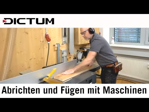 Abrichten und Fügen an der Abrichthobelmaschine - Tutorial mit Peter Lanz