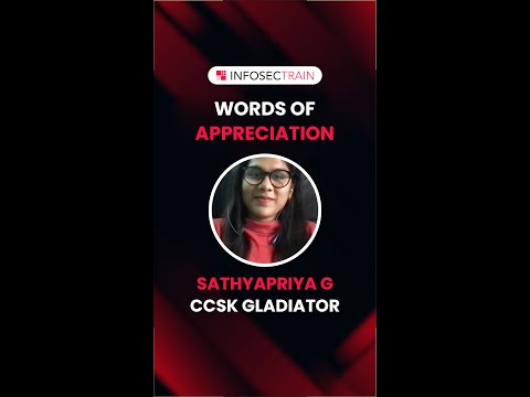 CISSP InfosecTrain Review | Madhura Kakade CISSP Gladiator | CISSP Success Stories