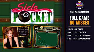 Longplay: Todas as cidades — Side Pocket (SNES)