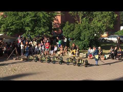 Pang! Föreningen Stenbocks Karoliner firar årsdagen av rysshärjningarna på Tyska torget i Norrköping