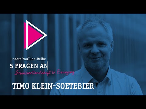"Traut euch, Tischtennis in der Schule anzubieten!" | 5 Fragen an Dr. Timo Klein-Soetebier