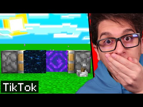 HO PROVATO 10 TIKTOK PIÚ RARI DI MINECRAFT - ITA