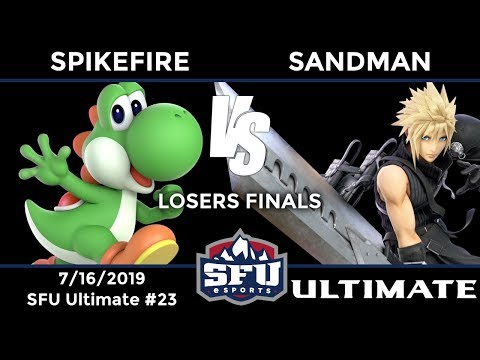 SFU Ultimate #23: Losers Finals - Spikefire (Yoshi) vs MSG|Sandman (Cloud)