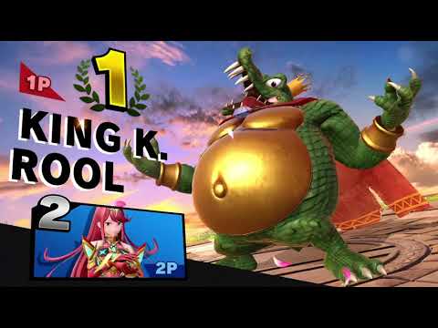 【スマブラSP】1on1対戦　ストック制K.クルール　　キングクルールvsホムラ＆ヒカリ＃４６