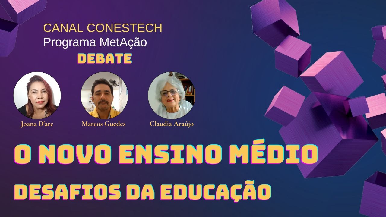 O novo ensino médio, desafios da educação.