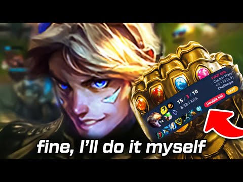 The hardest Challenger Ezreal 1 Vs 9 carry you've ever seen (Pudding)