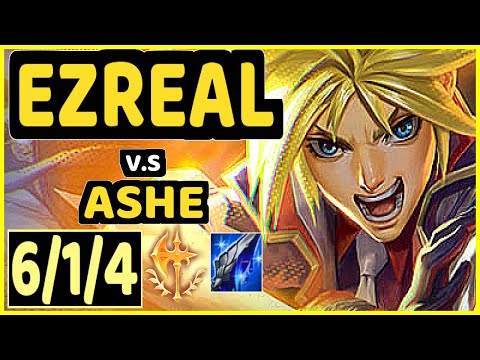CHRISBERG (EZREAL) vs ASHE - 6/1/4 KDA BOTTOM ADC CHALLENGER GAMEPLAY - EUW