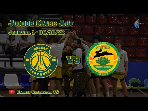 22-23 Junior Masc Aut: Basket Cervantes - Basket Atlético Tomelloso (J1. 09/10/22)