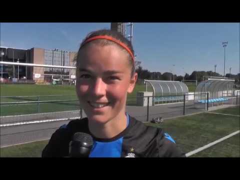 Charlotte Laridon na Club Brugge - RSC Anderlecht op 24.08.2019