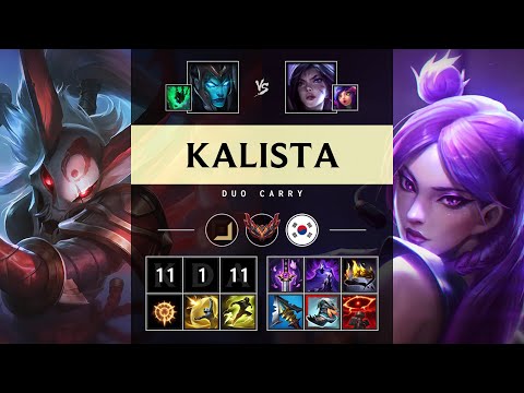 Kalista ADC vs Kai'Sa - KR Grandmaster Patch 25.14