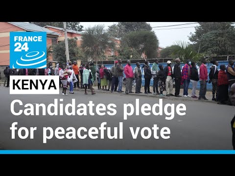 Kenya presidential election: Candidates pledge for peaceful vote, to respect the result