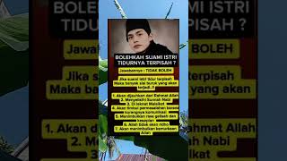 Download lagu Bolehkah suami isteri tidur terpisah? #shortvideo #viralshorts mp3